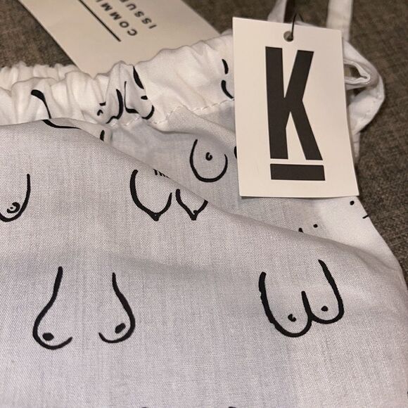 NWT The Kit Undergarments Long-sleeve Black Thong Bodysuit in dust bag Size 2 - Picture 7 of 10